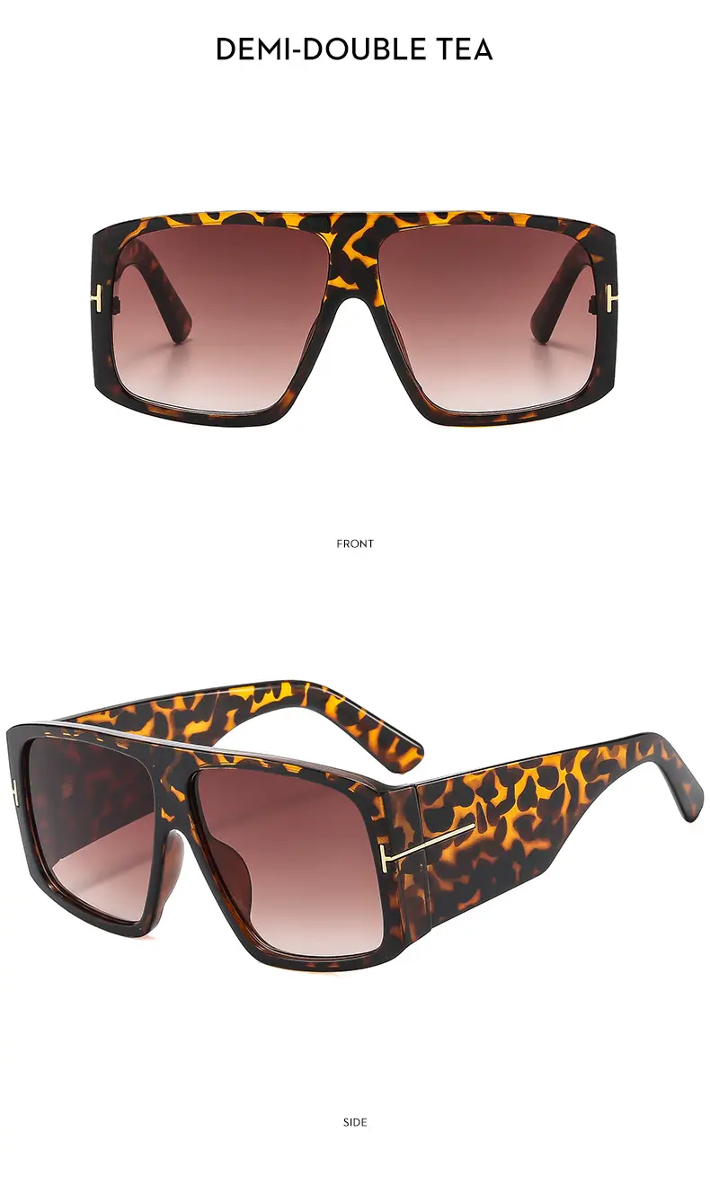 2025 Men Women Sunscreen Sunglasses Black Cross Border — feature 23