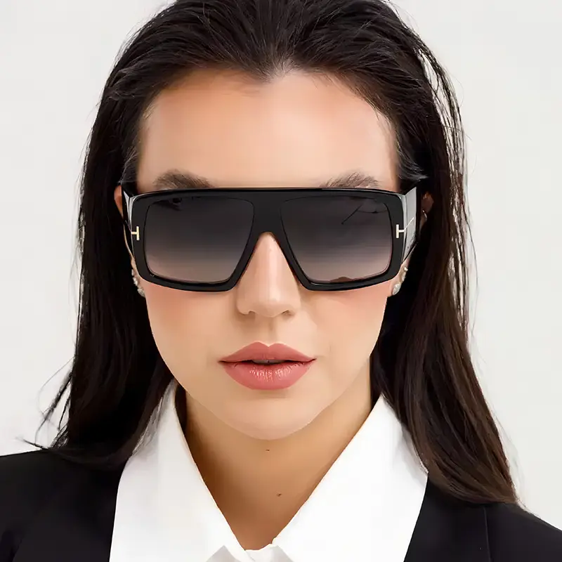 2025 Men Women Sunscreen Sunglasses Black Cross Border — feature 3