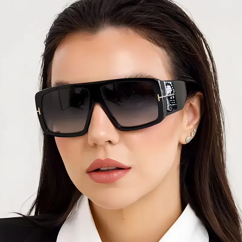 2025 Men Women Sunscreen Sunglasses Black Cross Border — feature 5