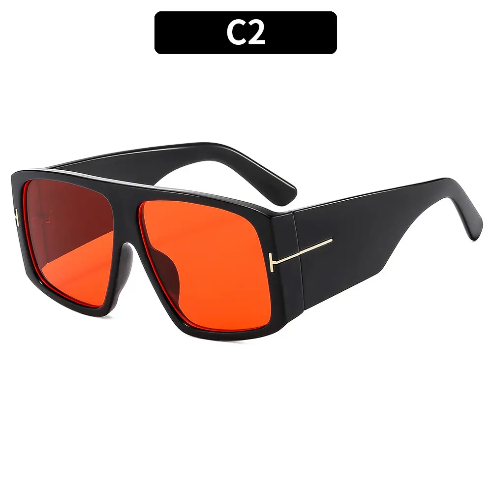 2025 Men Women Sunscreen Sunglasses Black Cross Border - Image 2