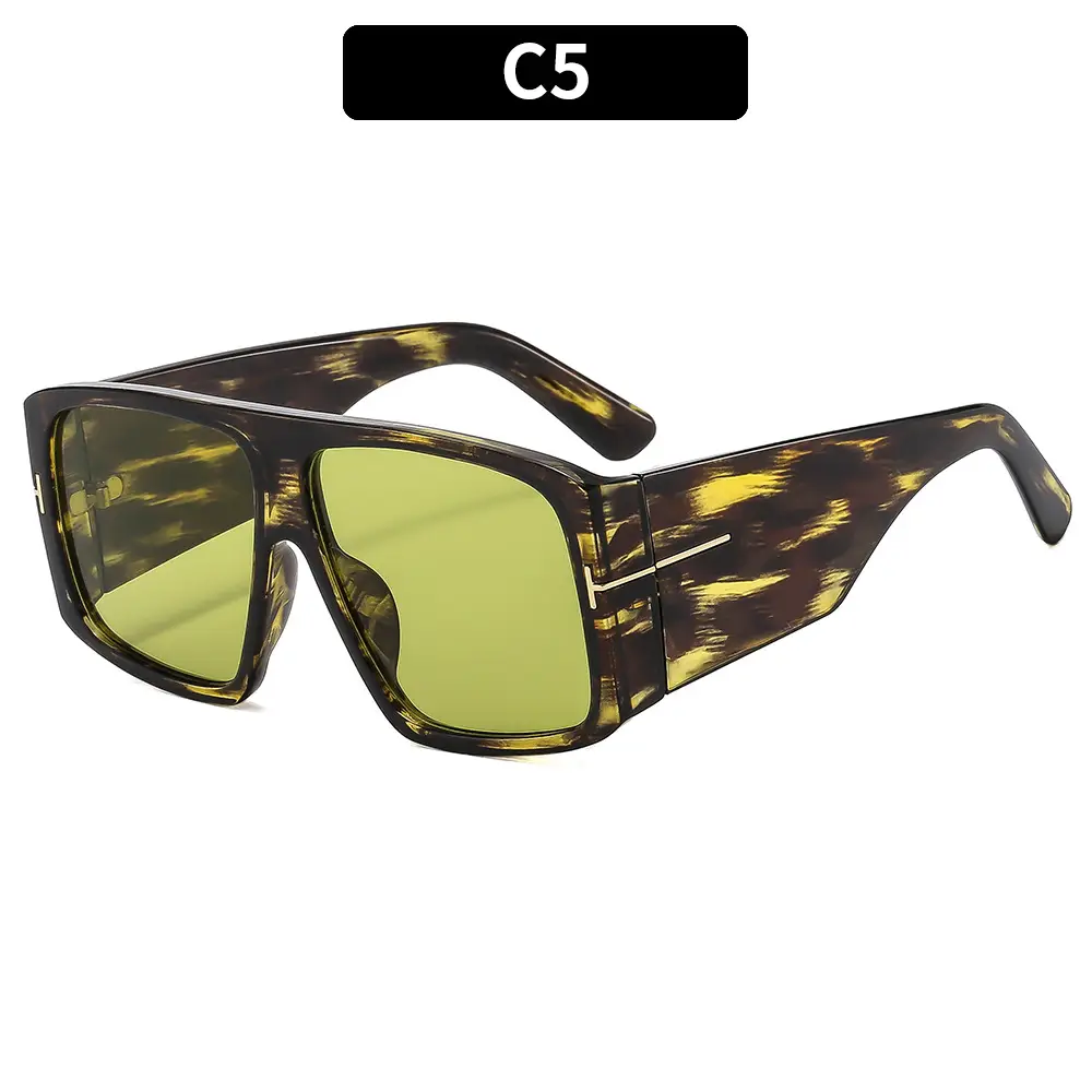 2025 Men Women Sunscreen Sunglasses Black Cross Border - Image 5