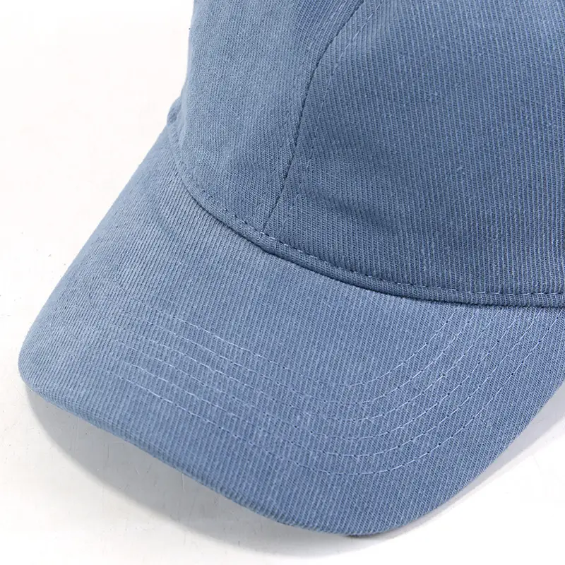 Women Blue Japanese Baseball Cap Small Beige - Image 7