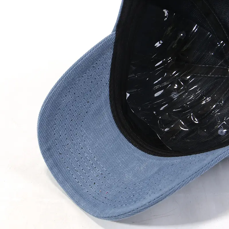 Women Blue Japanese Baseball Cap Small Beige - Image 8
