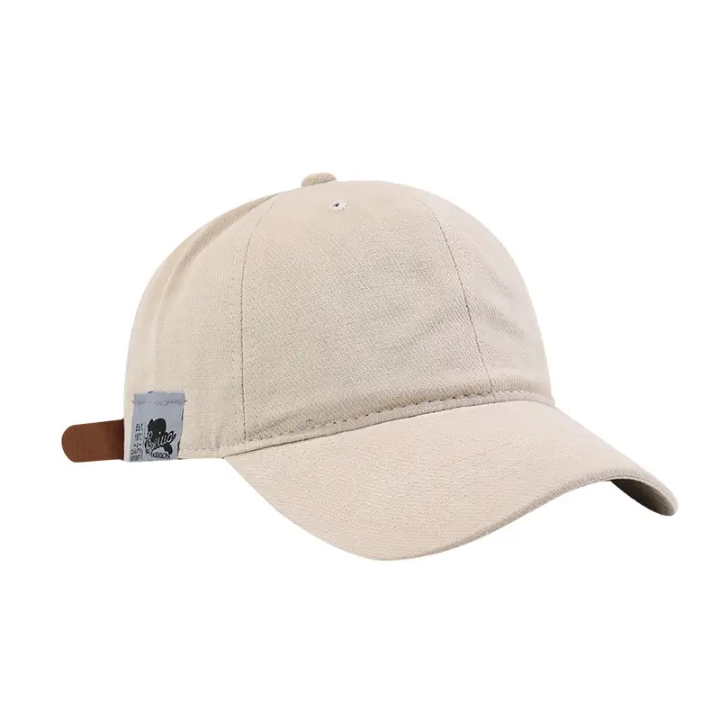 Women Blue Japanese Baseball Cap Small Beige - Image 10