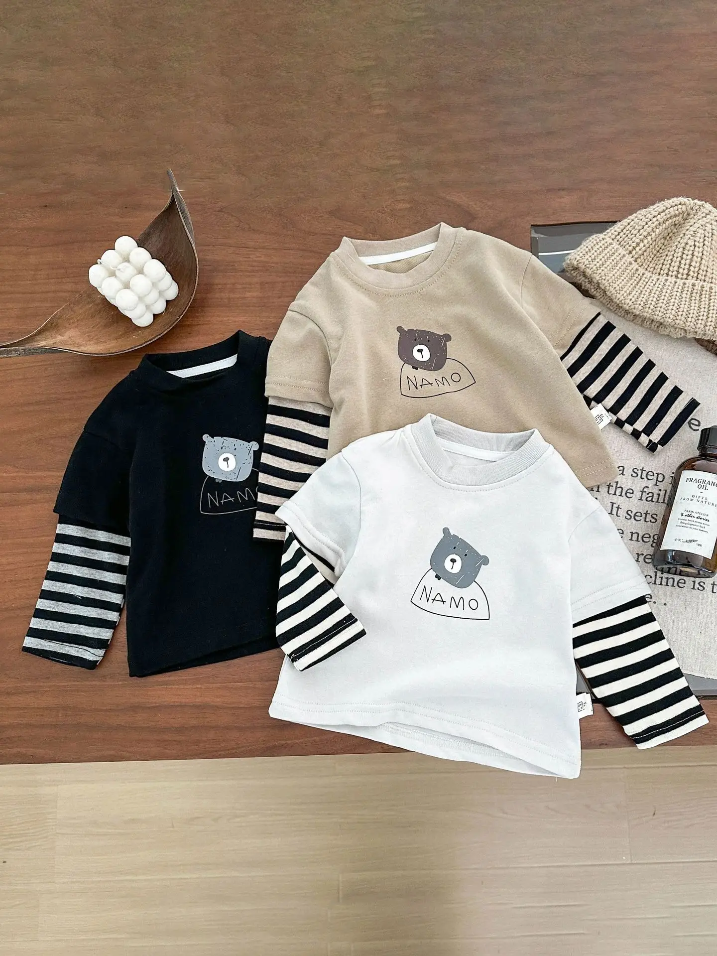 Boys Spring Base Western Style T-Shirt Long Sleeve - Image 3