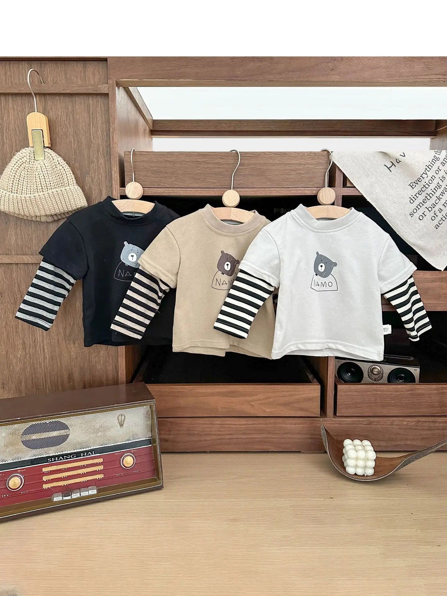Boys Spring Base Western Style T-Shirt Long Sleeve - Image 4