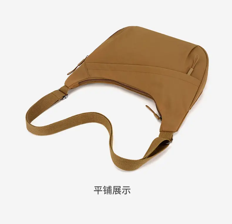 2025 New Style Crossbody Bag Large Capacity Nylon Women's Tan — feature 25