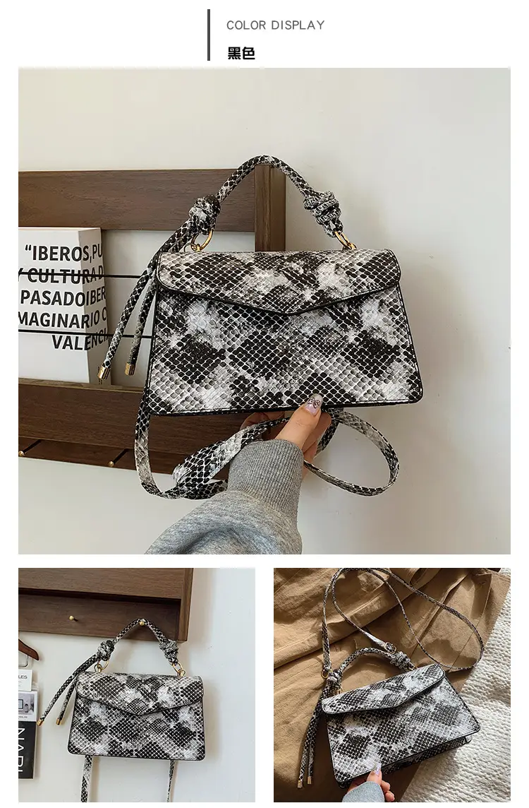 Women's Snake Pattern Crossbody Bag 2025 — feature 19