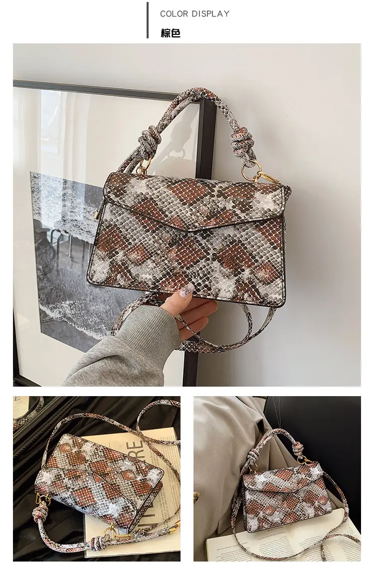 Women's Snake Pattern Crossbody Bag 2025 — feature 21