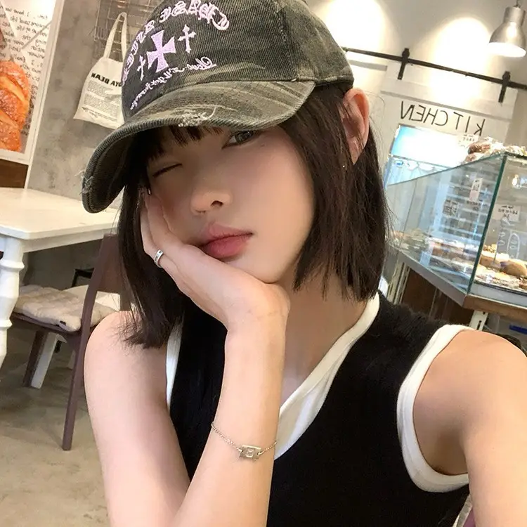 Mingdong Camo Baseball Cap with Embroidery Hole - Image 6
