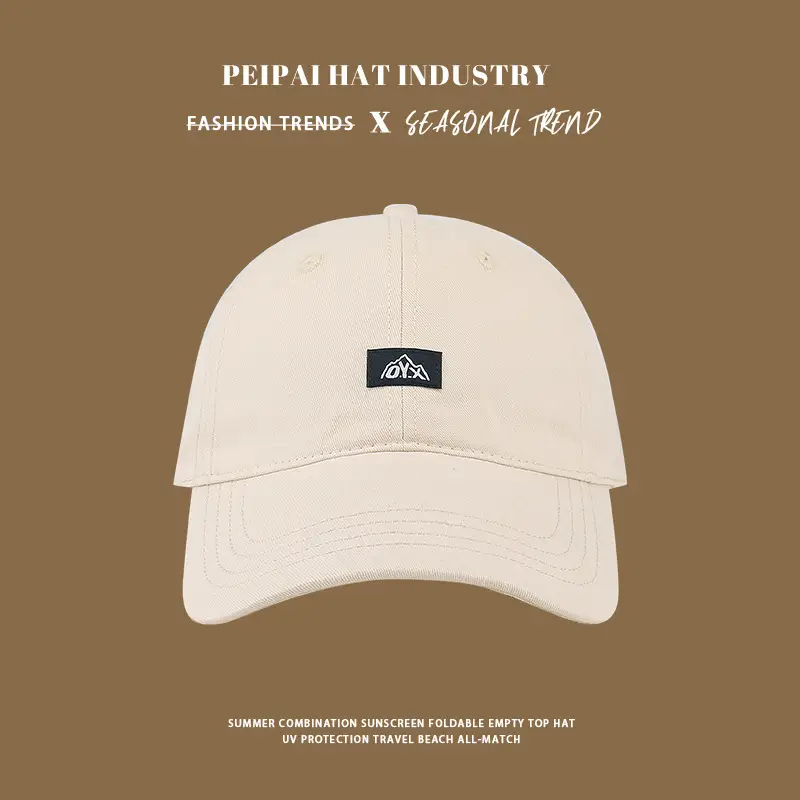 Women's SPF50+ Beige Spring Cap with Metal Buckle — feature 9