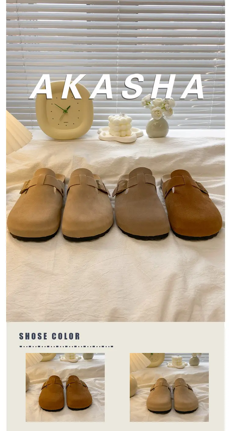 Women's Shoes Wholesale: Thick-Soled Birkenstock-Style Clogs, Slip-On Lazy Shoes, Birkenstock Shoes for Women, Summer Outdoor Wear, Thick-Soled — feature 1