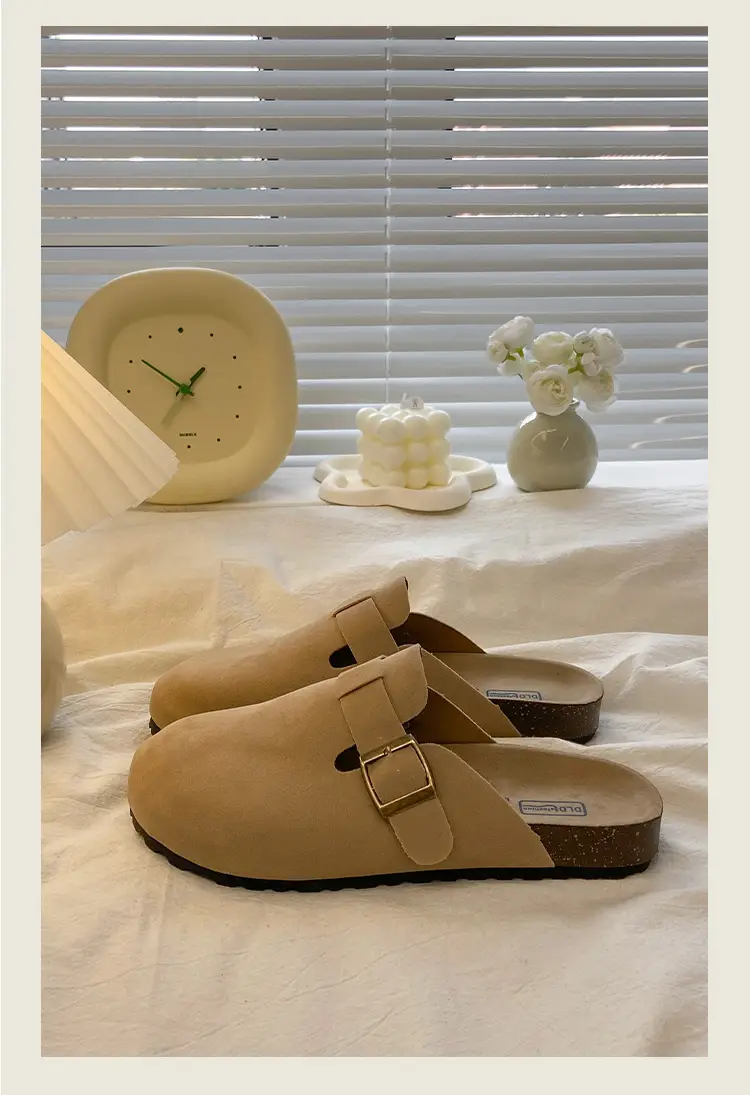 Women's Shoes Wholesale: Thick-Soled Birkenstock-Style Clogs, Slip-On Lazy Shoes, Birkenstock Shoes for Women, Summer Outdoor Wear, Thick-Soled — feature 11