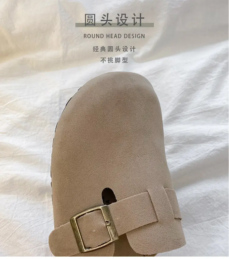 Women's Shoes Wholesale: Thick-Soled Birkenstock-Style Clogs, Slip-On Lazy Shoes, Birkenstock Shoes for Women, Summer Outdoor Wear, Thick-Soled — feature 13