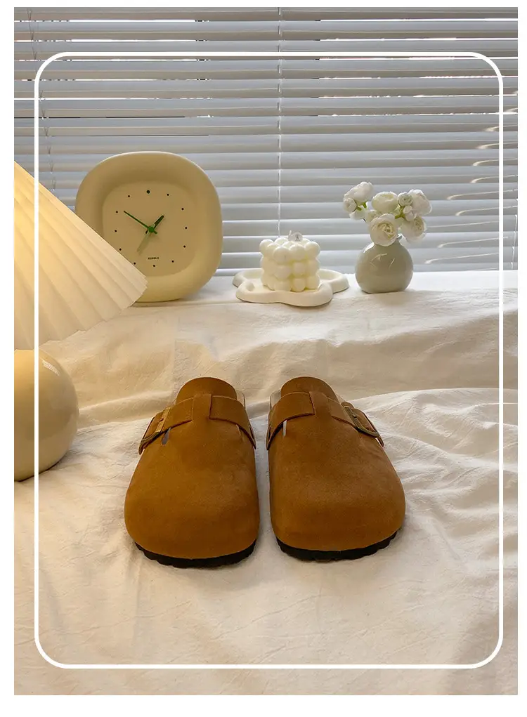 Women's Shoes Wholesale: Thick-Soled Birkenstock-Style Clogs, Slip-On Lazy Shoes, Birkenstock Shoes for Women, Summer Outdoor Wear, Thick-Soled — feature 3