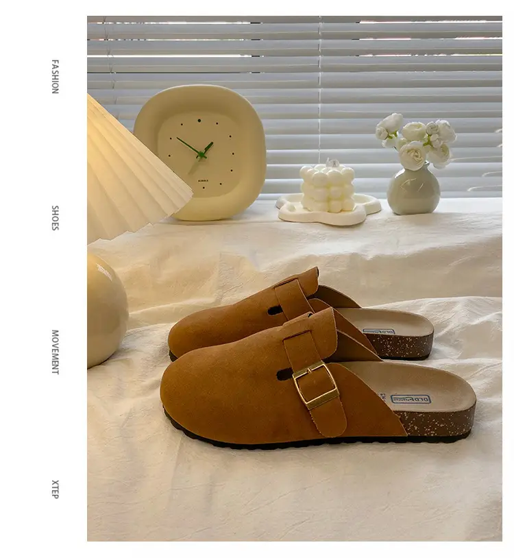 Women's Shoes Wholesale: Thick-Soled Birkenstock-Style Clogs, Slip-On Lazy Shoes, Birkenstock Shoes for Women, Summer Outdoor Wear, Thick-Soled — feature 4