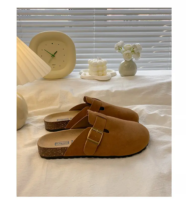 Women's Shoes Wholesale: Thick-Soled Birkenstock-Style Clogs, Slip-On Lazy Shoes, Birkenstock Shoes for Women, Summer Outdoor Wear, Thick-Soled — feature 5