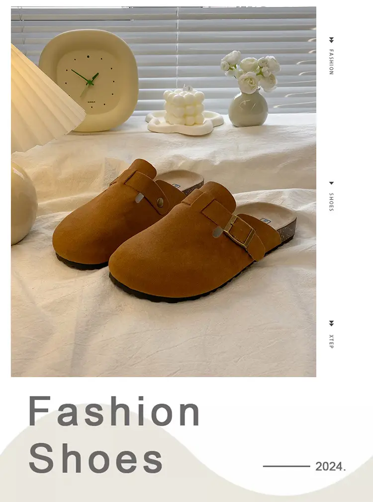 Women's Shoes Wholesale: Thick-Soled Birkenstock-Style Clogs, Slip-On Lazy Shoes, Birkenstock Shoes for Women, Summer Outdoor Wear, Thick-Soled — feature 6