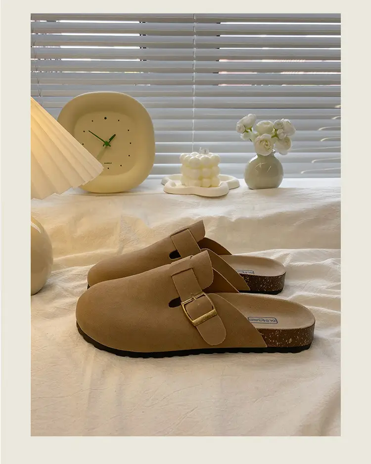Women's Shoes Wholesale: Thick-Soled Birkenstock-Style Clogs, Slip-On Lazy Shoes, Birkenstock Shoes for Women, Summer Outdoor Wear, Thick-Soled — feature 8