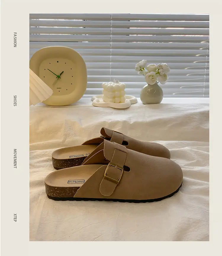 Women's Shoes Wholesale: Thick-Soled Birkenstock-Style Clogs, Slip-On Lazy Shoes, Birkenstock Shoes for Women, Summer Outdoor Wear, Thick-Soled — feature 9