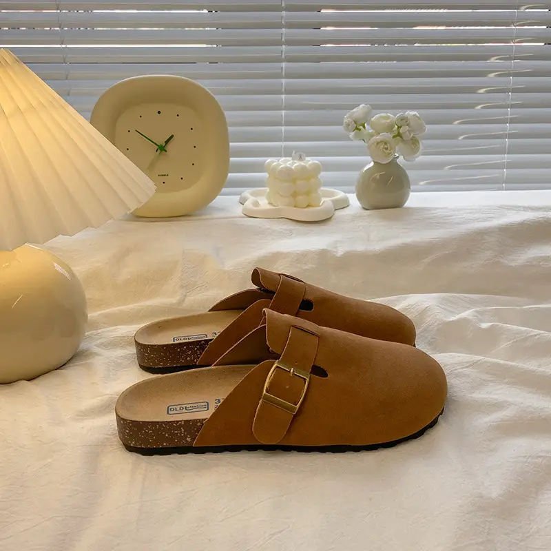 Women's Shoes Wholesale: Thick-Soled Birkenstock-Style Clogs, Slip-On Lazy Shoes, Birkenstock Shoes for Women, Summer Outdoor Wear, Thick-Soled - Image 2