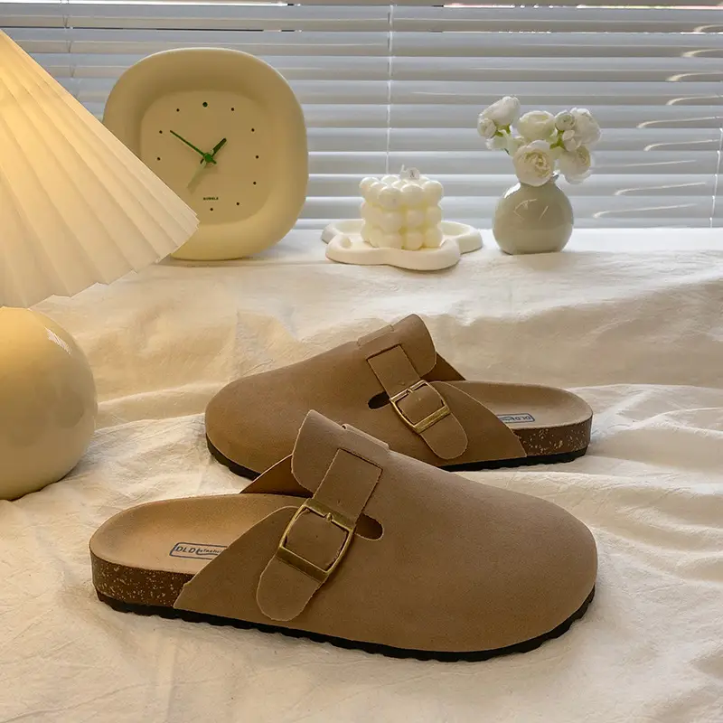 Women's Shoes Wholesale: Thick-Soled Birkenstock-Style Clogs, Slip-On Lazy Shoes, Birkenstock Shoes for Women, Summer Outdoor Wear, Thick-Soled - Image 3