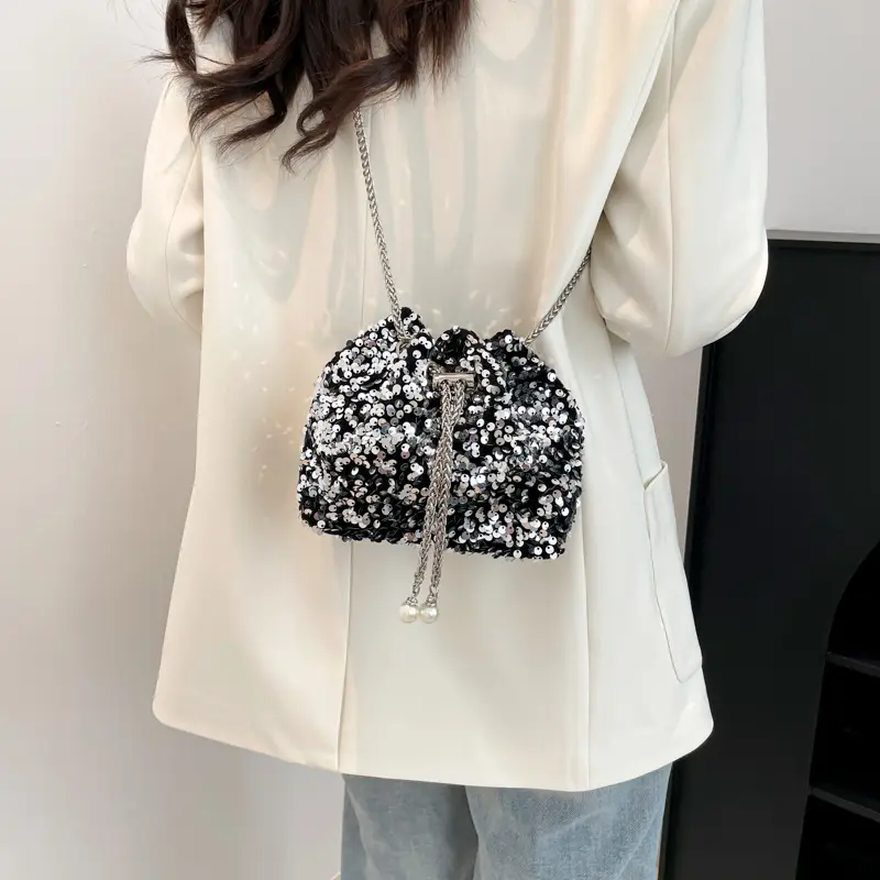 Sequins on Headband for Women Summer Bag - Image 5