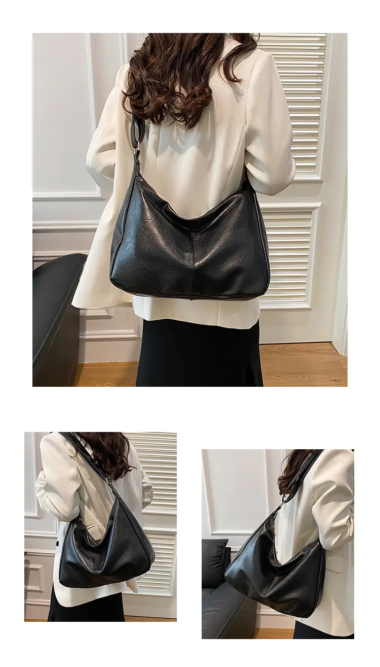 New Texture Women's Bags Genuine Leather Large Capacity Tote Bag — feature 12