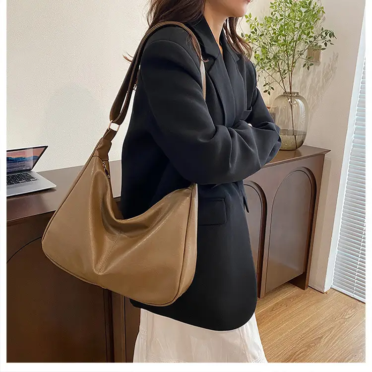 New Texture Women's Bags Genuine Leather Large Capacity Tote Bag — feature 15
