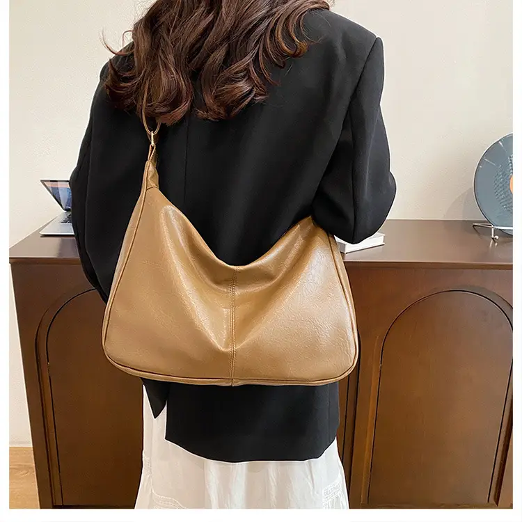 New Texture Women's Bags Genuine Leather Large Capacity Tote Bag — feature 19