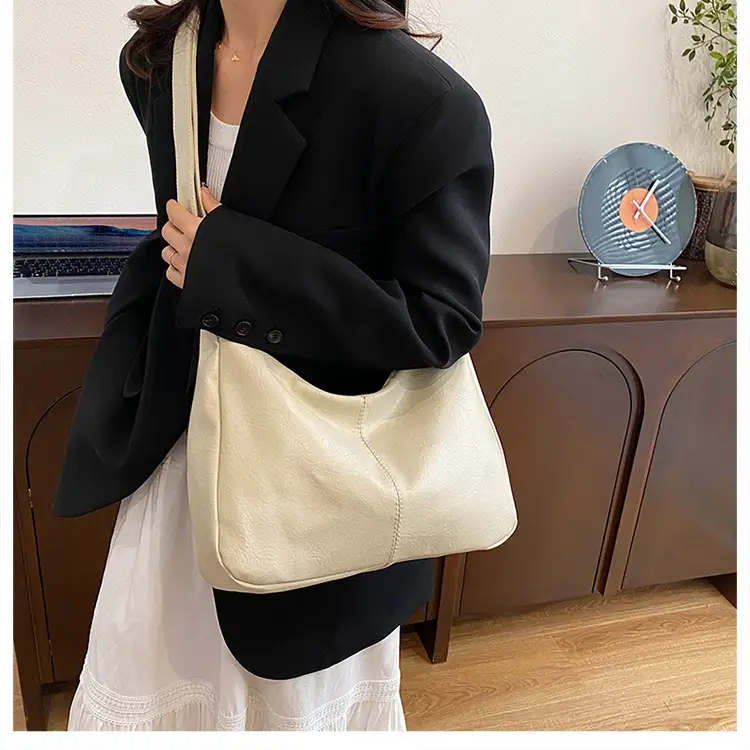 New Texture Women's Bags Genuine Leather Large Capacity Tote Bag — feature 24