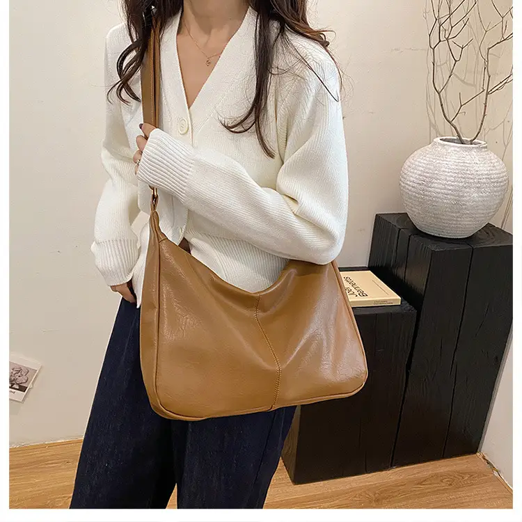 New Texture Women's Bags Genuine Leather Large Capacity Tote Bag — feature 28