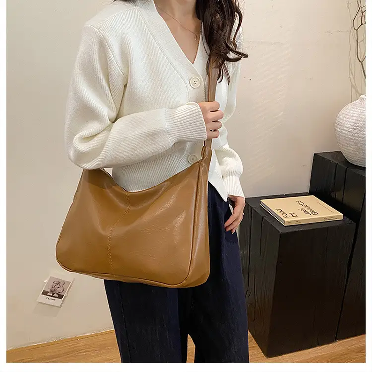New Texture Women's Bags Genuine Leather Large Capacity Tote Bag — feature 30