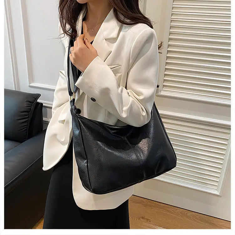 New Texture Women's Bags Genuine Leather Large Capacity Tote Bag — feature 34