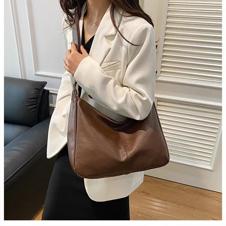 New Texture Women's Bags Genuine Leather Large Capacity Tote Bag — feature 39