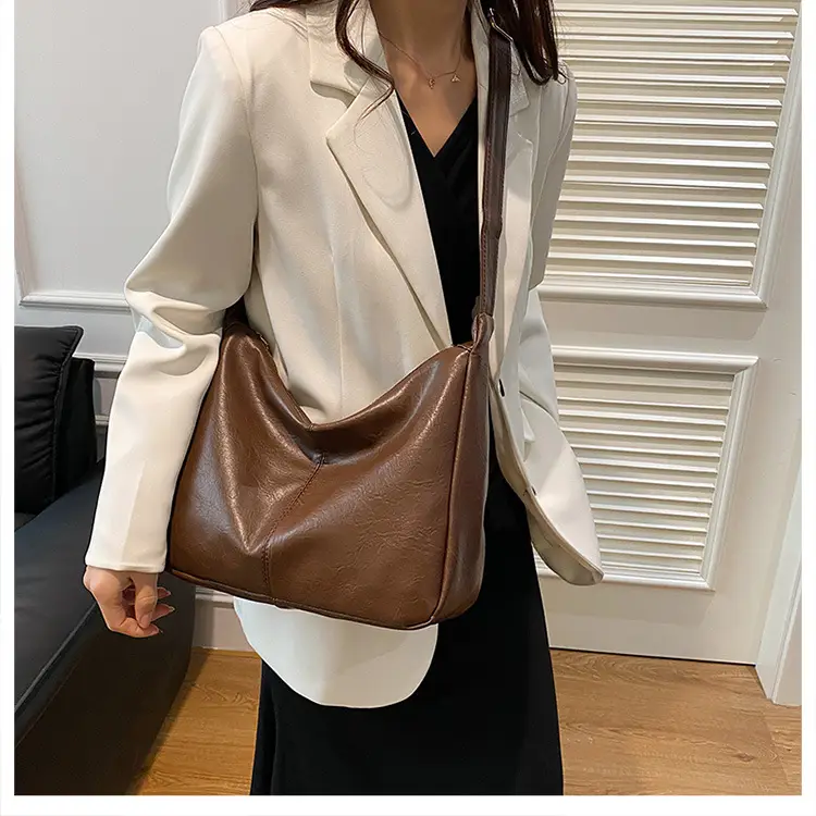 New Texture Women's Bags Genuine Leather Large Capacity Tote Bag — feature 40