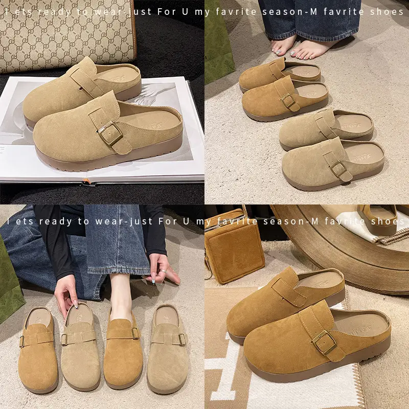 Vintage Baotou Slippers Women's 2024 Autumn Comfortable Non-slip - Image 4