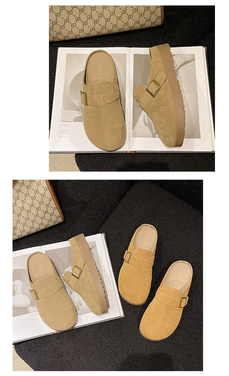 Vintage Baotou Slippers Women's 2024 Autumn Comfortable Non-slip — feature 11