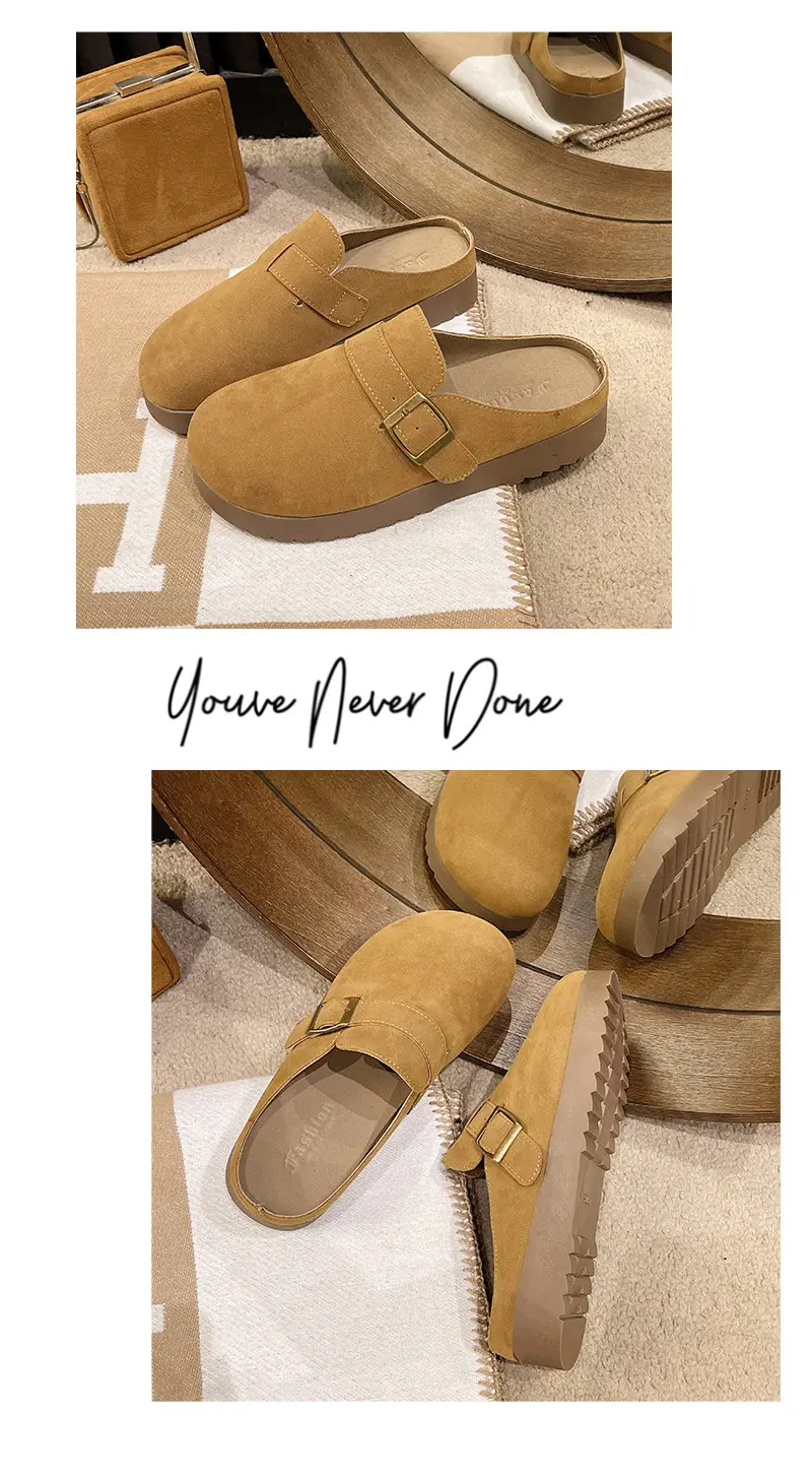 Vintage Baotou Slippers Women's 2024 Autumn Comfortable Non-slip — feature 12