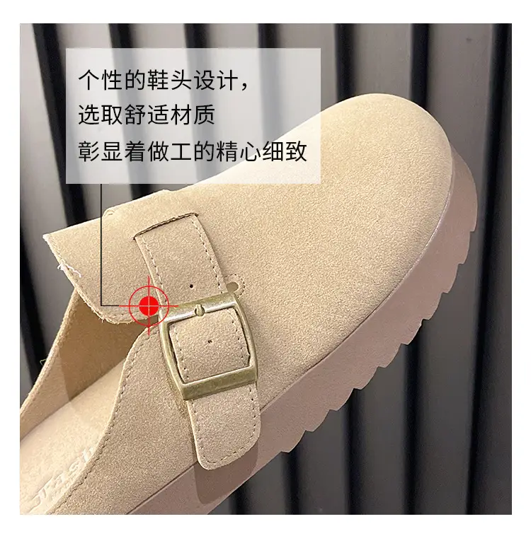 Vintage Baotou Slippers Women's 2024 Autumn Comfortable Non-slip — feature 14