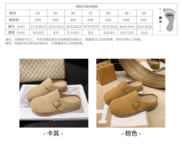 Vintage Baotou Slippers Women's 2024 Autumn Comfortable Non-slip — feature 2