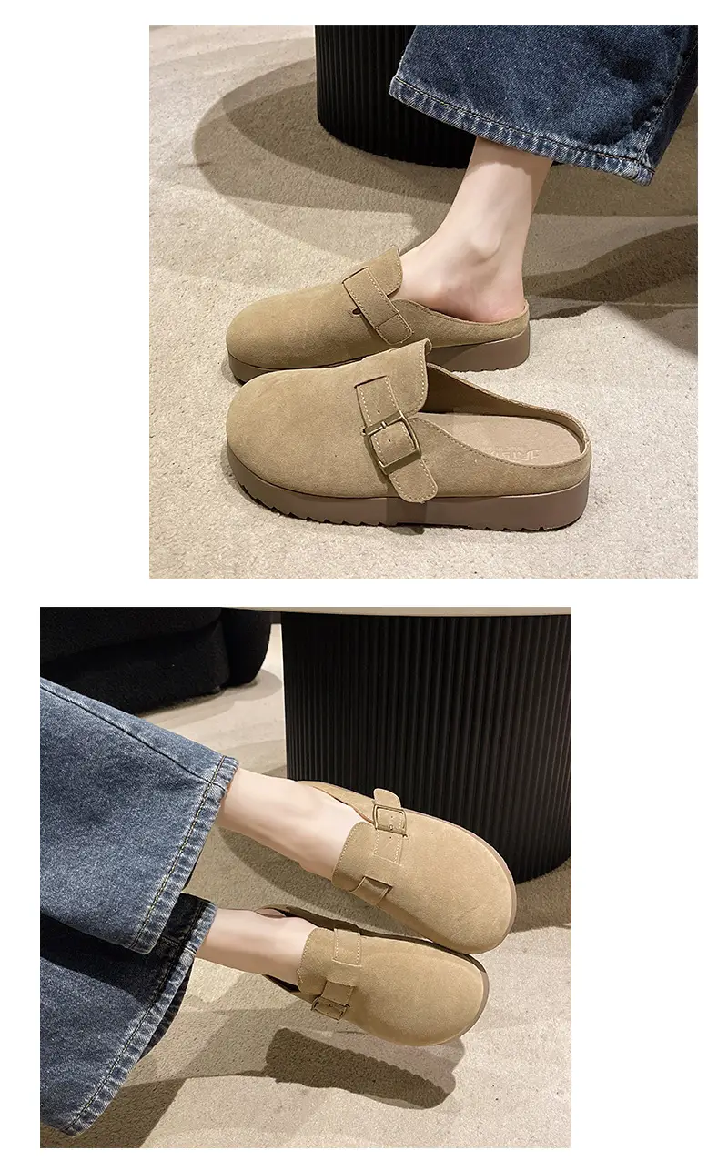 Vintage Baotou Slippers Women's 2024 Autumn Comfortable Non-slip — feature 7