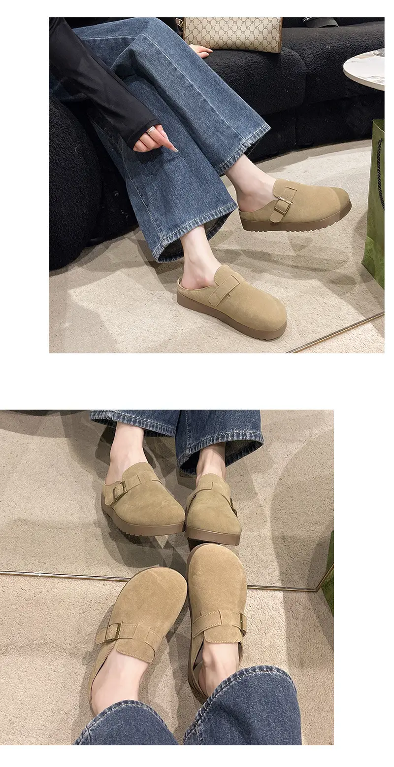 Vintage Baotou Slippers Women's 2024 Autumn Comfortable Non-slip — feature 9