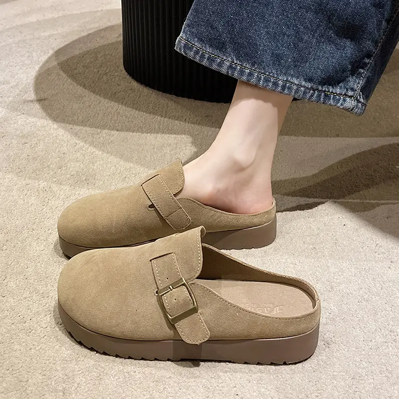 Vintage Baotou Slippers Women's 2024 Autumn Comfortable Non-slip - Image 2