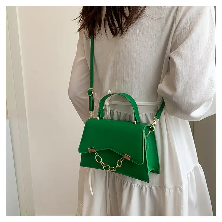 Women's 2025 Spring Box Bag with Chain Design — feature 15