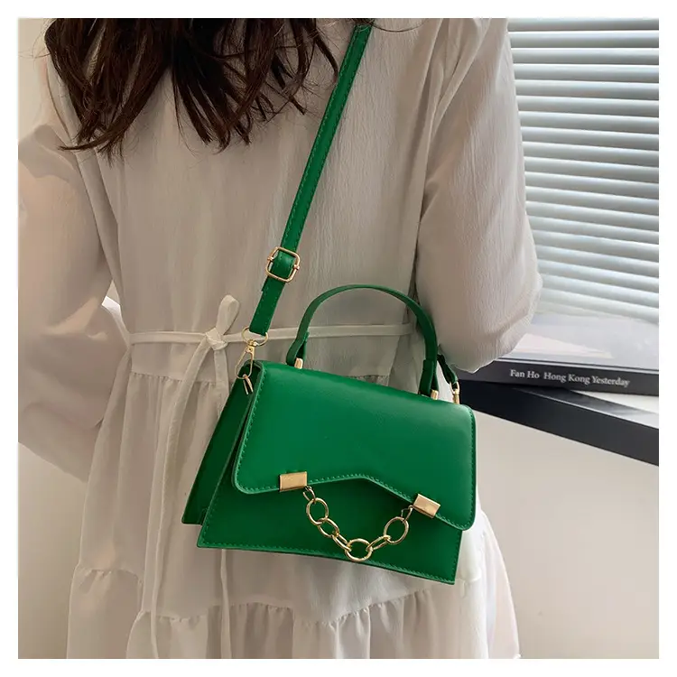 Women's 2025 Spring Box Bag with Chain Design — feature 16