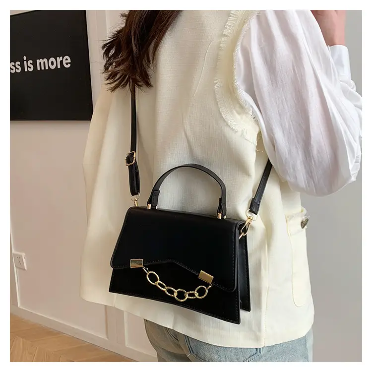 Women's 2025 Spring Box Bag with Chain Design — feature 18