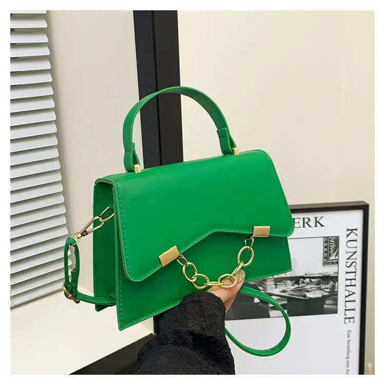 Women's 2025 Spring Box Bag with Chain Design — feature 20