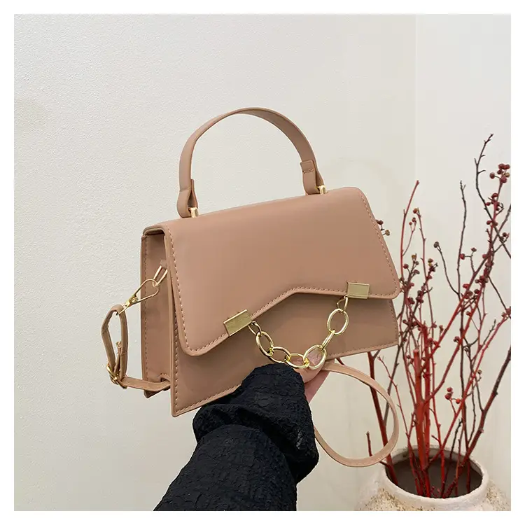 Women's 2025 Spring Box Bag with Chain Design — feature 21