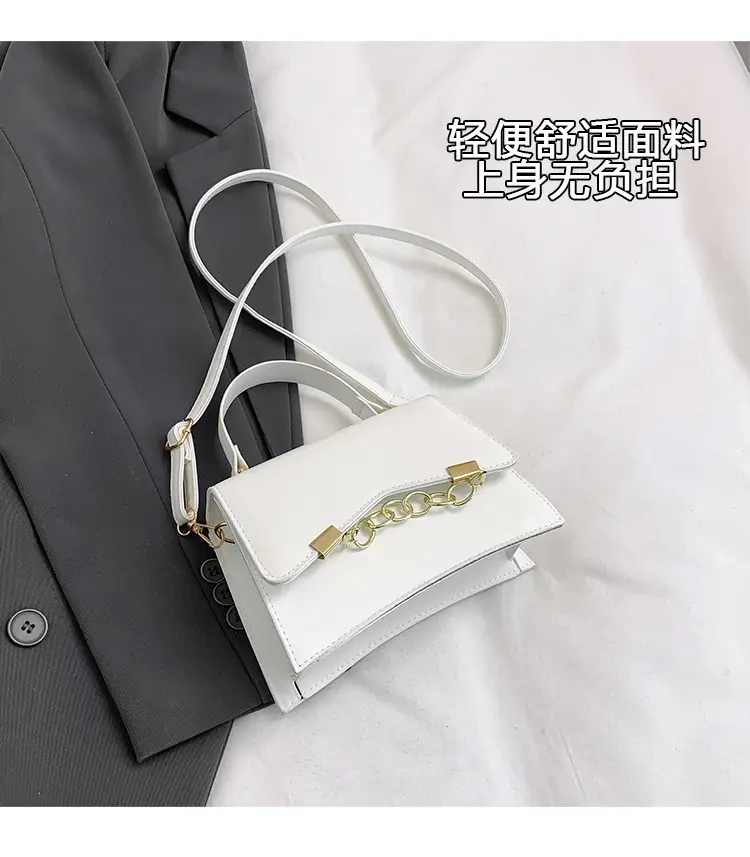 Women's 2025 Spring Box Bag with Chain Design — feature 4